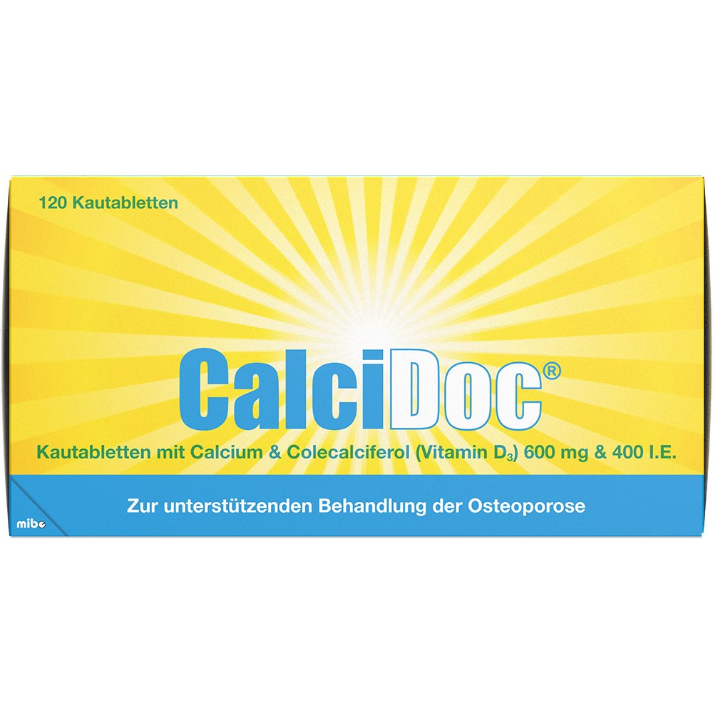 CALCIDOC Kautabletten - 120Stk - Calcium & Vitamin D3
