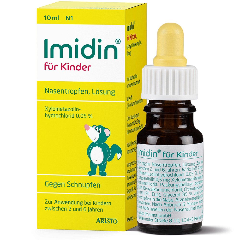 IMIDIN Nasentropfen für Kinder - 10ml - Nase frei
