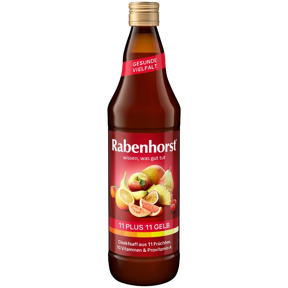 RABENHORST 11 Plus 11 Multivitaminmehrfr.Saft gelb - 700ml