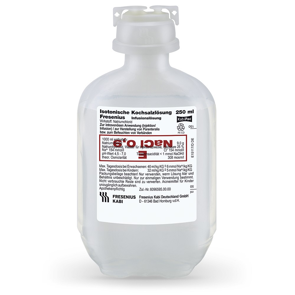 KOCHSALZLÖSUNG 0,9% Plastikfl.Fresenius - 10X250ml - Kochsalzlösungen
