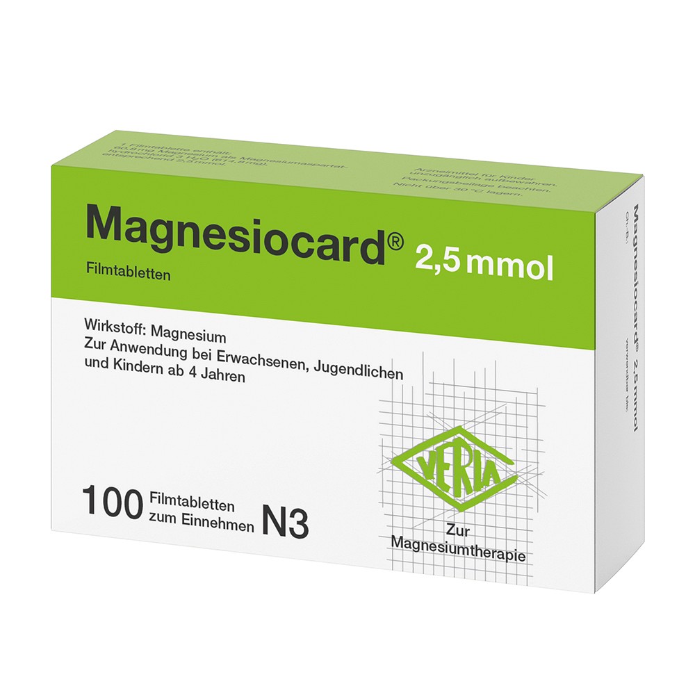 MAGNESIOCARD 2,5 mmol Filmtabletten - 100Stk - Magnesium