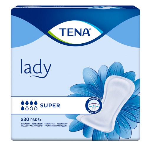 TENA LADY super Inkontinenz Einlagen - 30Stk - Tena Lady - Einlagen für Sie