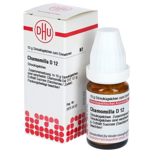 CHAMOMILLA D 12 Globuli - 10g - Bauchschmerzen & Blähungen
