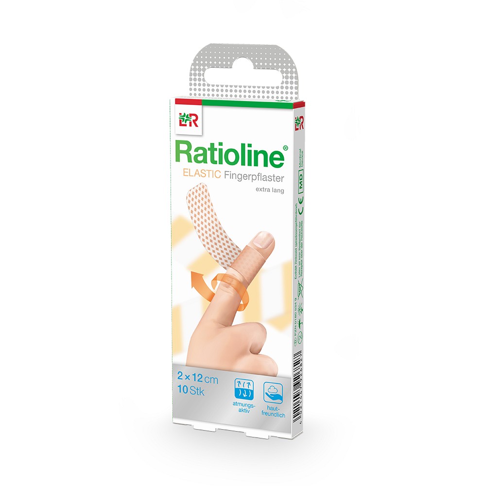 RATIOLINE elastic Fingerverband 2x12 cm - 10Stk - ELASTIC