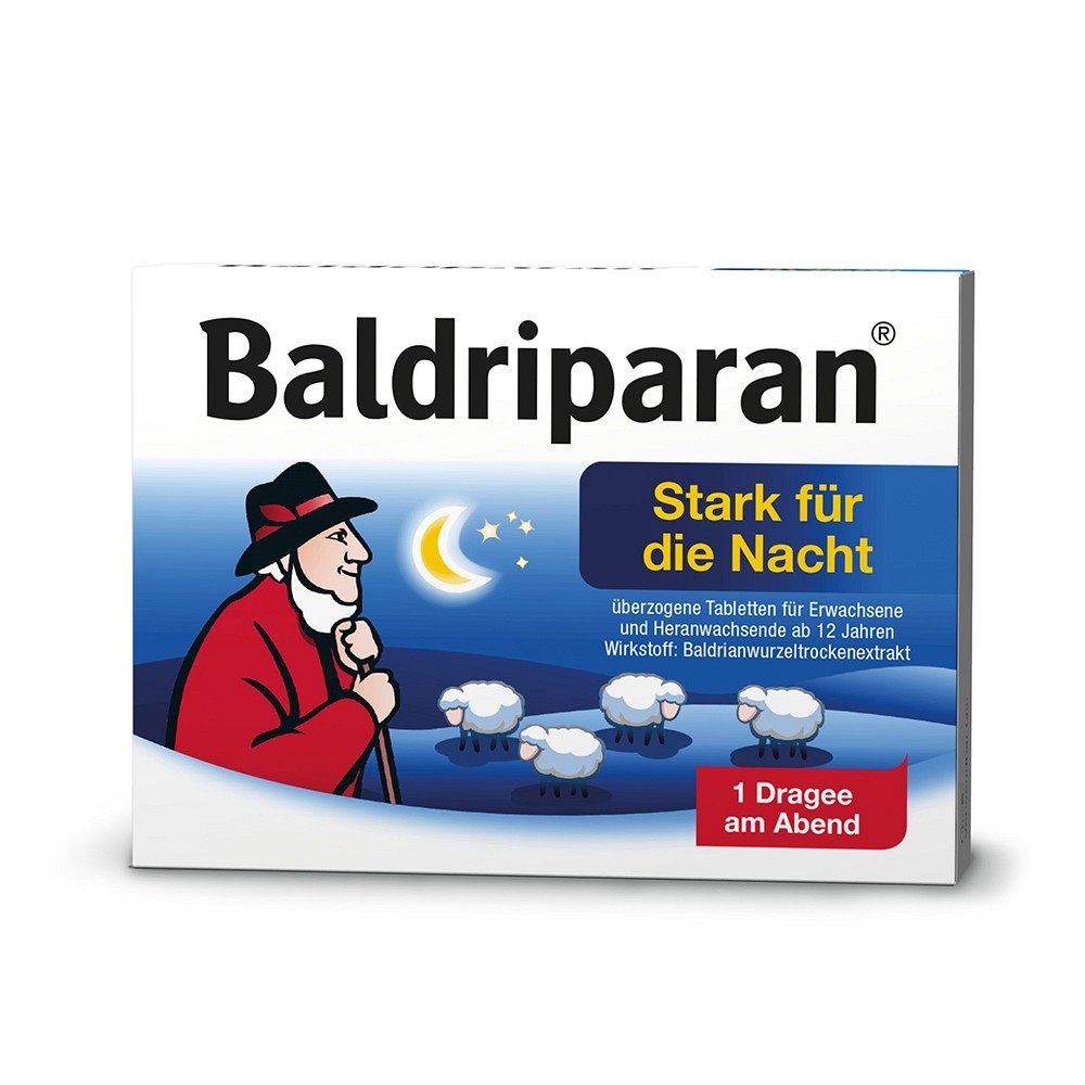 BALDRIPARAN Stark für die Nacht überzogene Tab. - 120Stk - Baldriparan