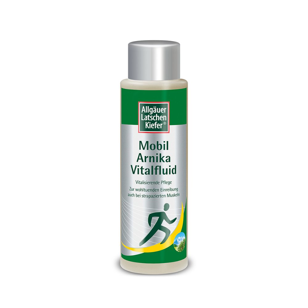ALLGÄUER LATSCHENK. Arnika Vital Fluid - 500ml - Gelenk-, Kreuz- & Rückenschmerzen, Sportverletzungen