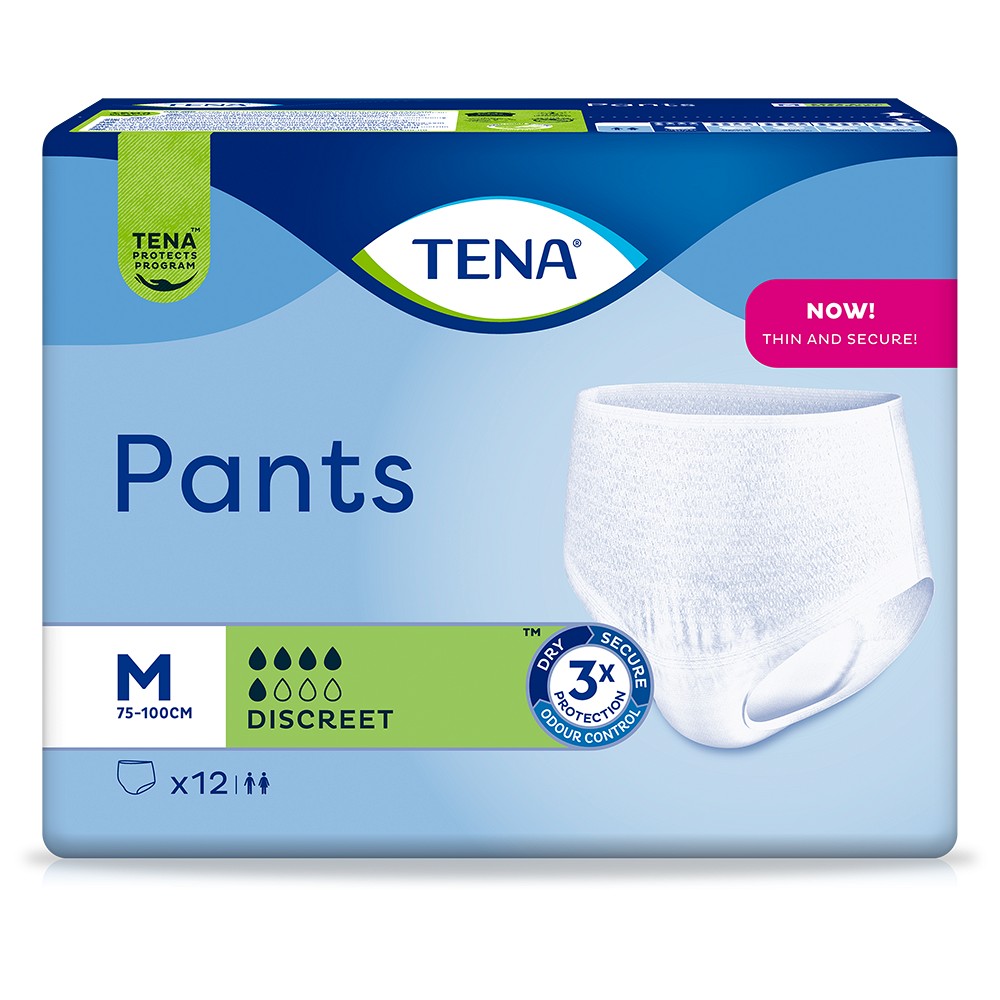 TENA PANTS Discreet M bei Inkontinenz - 12Stk - Tena Pants - höchste Sicherheit