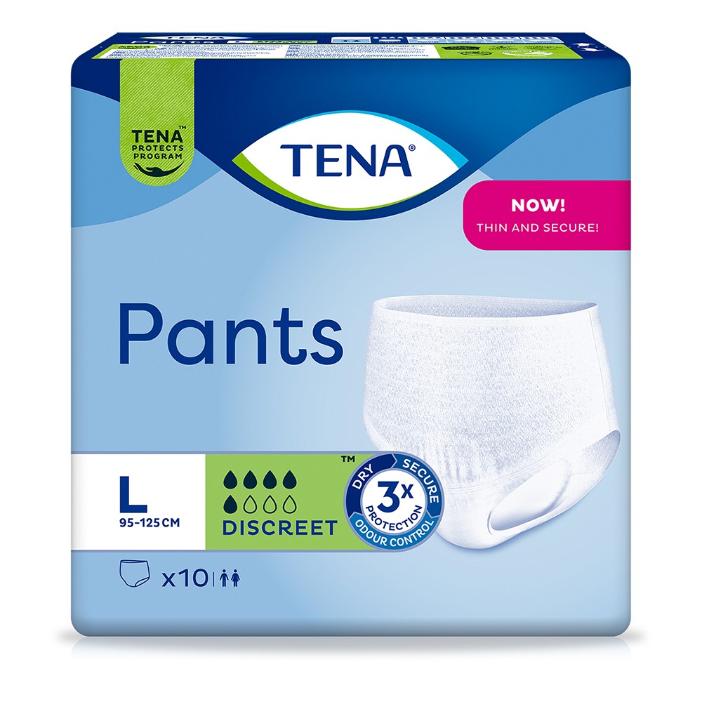 TENA PANTS Discreet L bei Inkontinenz - 10Stk - Tena Pants - höchste Sicherheit