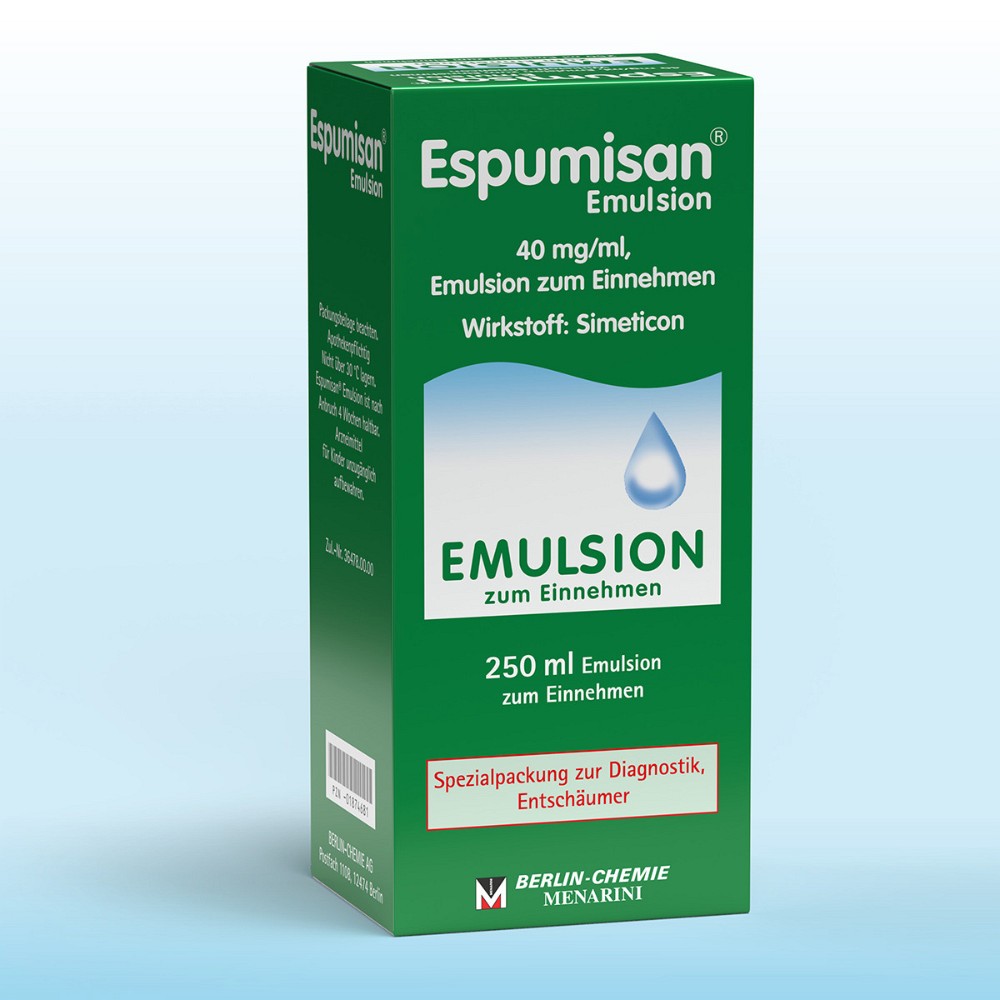 ESPUMISAN Emulsion f. bildgebende Diagnostik - 250ml - Blähungen & Völlegefühl