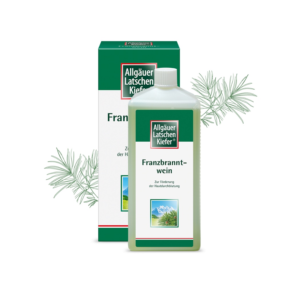 ALLGÄUER LATSCHENK. Franzbranntwein extra stark - 1000ml - Gelenk-& Muskelschmerzen