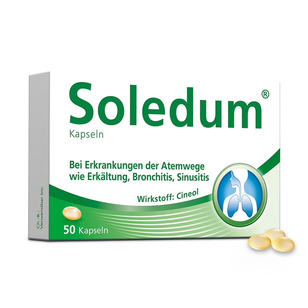SOLEDUM 100 mg magensaftresistente Kapseln - 50Stk - Hustenlöser