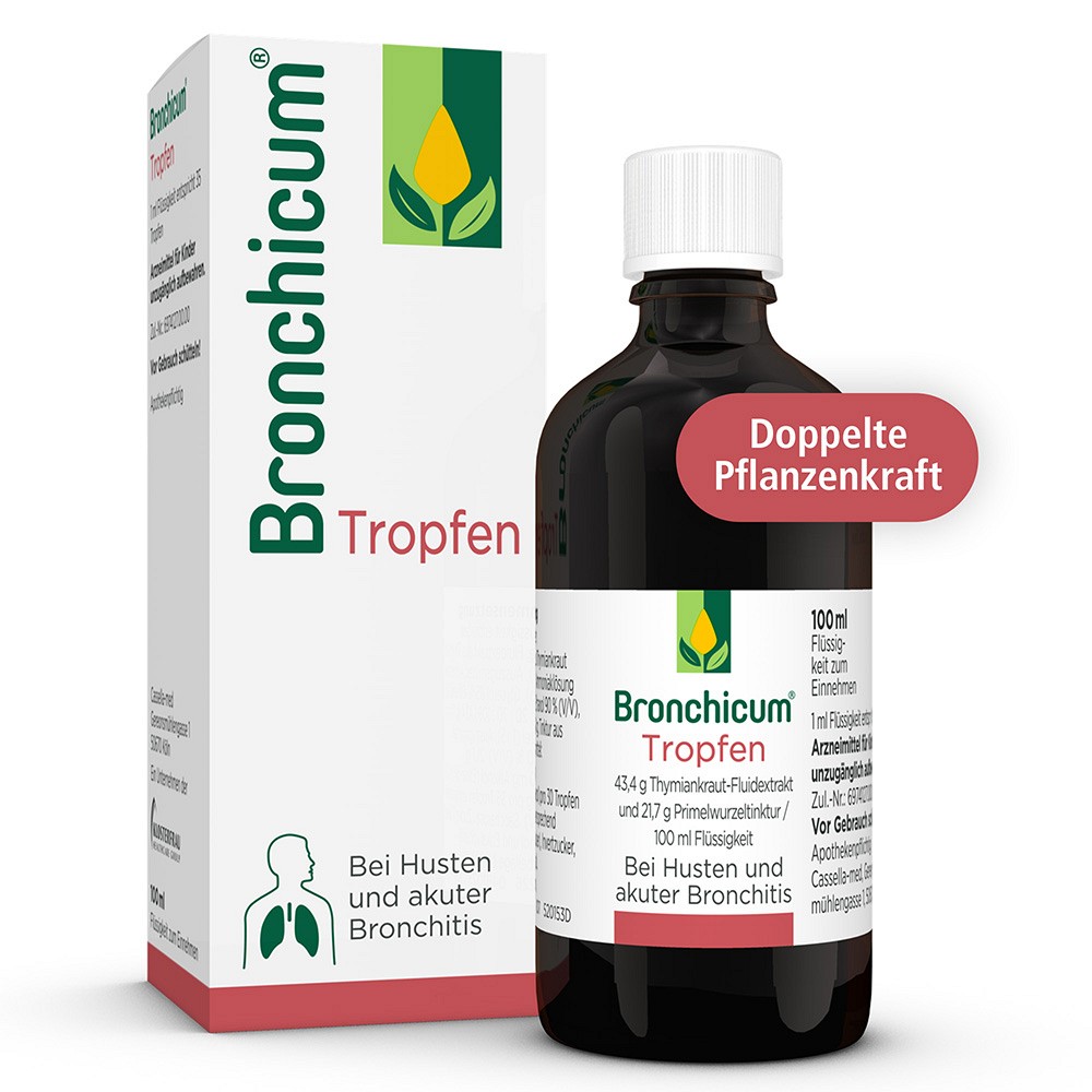 BRONCHICUM Tropfen - 100ml - Hustenlöser