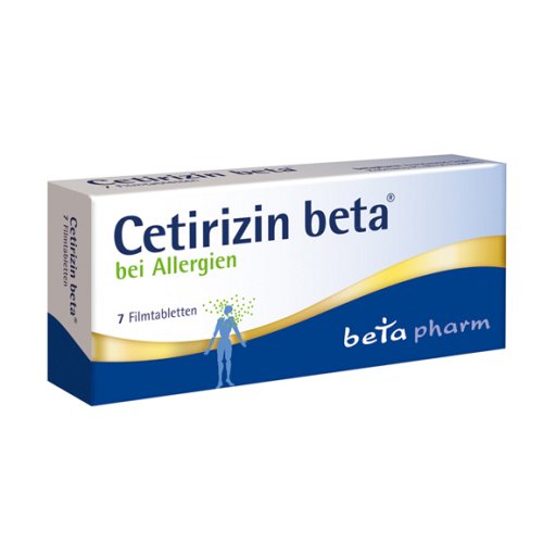 CETIRIZIN beta Filmtabletten - 7Stk - Allergien