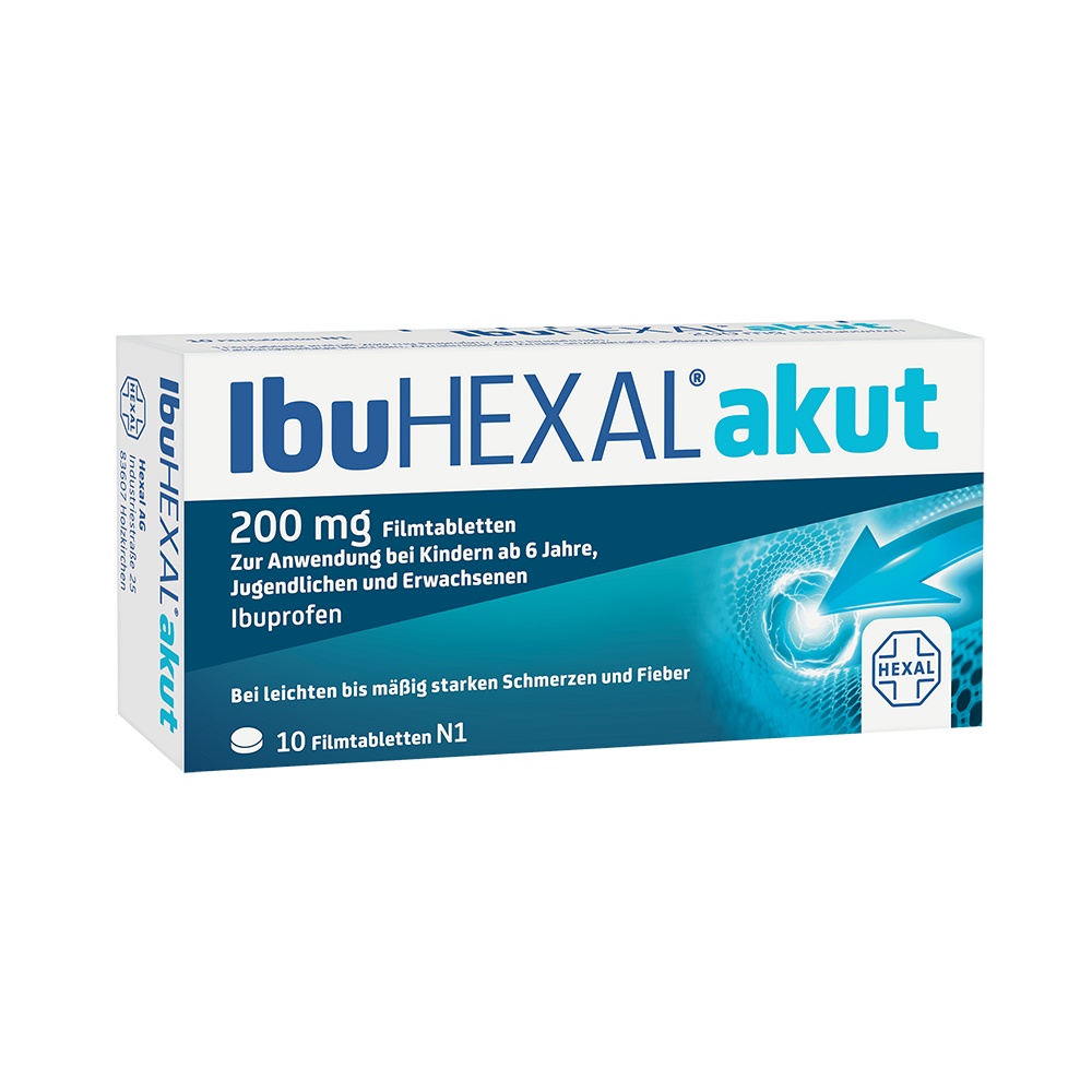 IBUHEXAL akut 200 Filmtabletten - 10Stk - Rheumaschmerzen