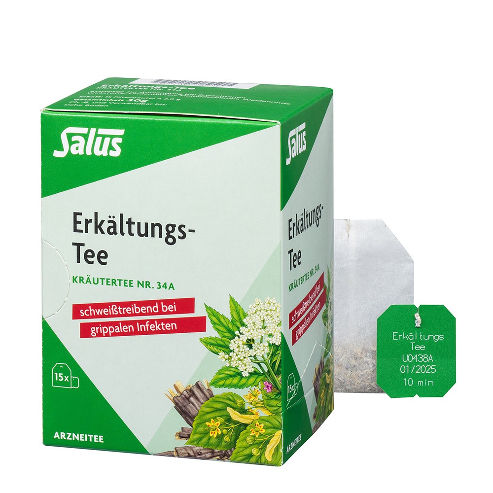 ERKÄLTUNGSTEE Kräutertee Nr.34a Salus Filterbeutel - 15Stk