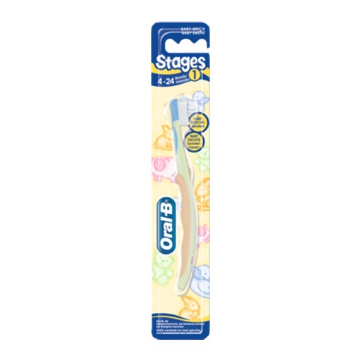 ORAL-B Stages 1 Kinderzahnbürste 4-24 Monate - 1Stk - Zahnbürsten