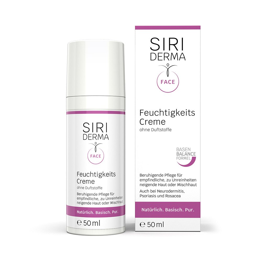 SIRIDERMA Feuchtigkeits Creme ohne Duftstoffe - 50ml