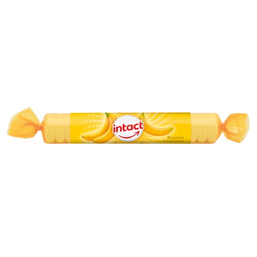 INTACT Traubenzucker Rolle Banane - 1Stk - Traubenzucker