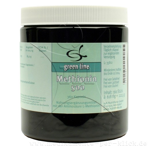 METHIONIN 500 Kapseln - 360Stk