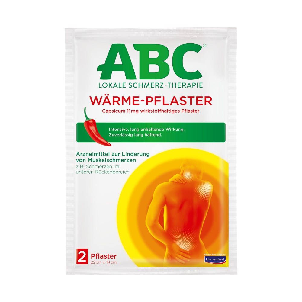 ABC Wärme-Pflaster Capsicum Hansaplast med 14x22 - 2Stk - Hansaplast