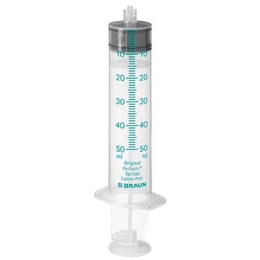 PERFUSOR Spritze 50 ml m.Aspirat.Kan.gelb transp. - 1Stk