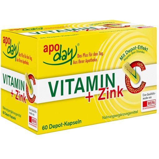 terugtrekken Wapenstilstand Afstoting VITAMIN C+ZINK Depot Kapseln (60 Stk) - medikamente-per-klick.de