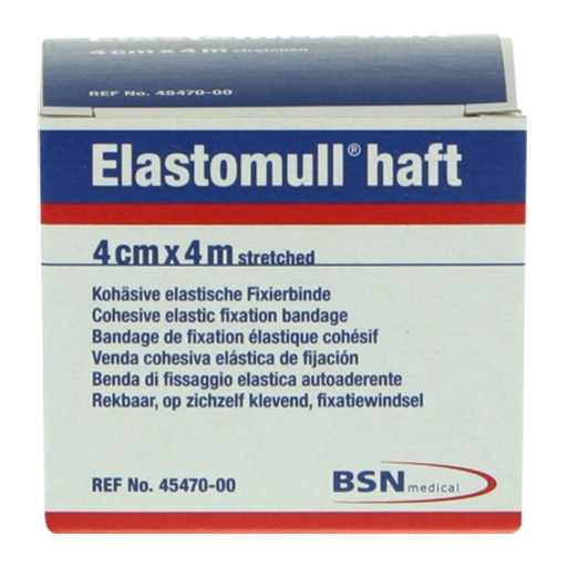 ELASTOMULL haft 4 cmx4 m Fixierbinde - 1Stk