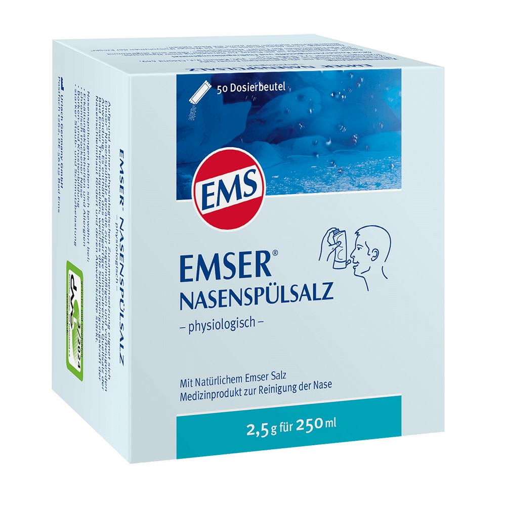 EMSER Nasenspülsalz physiologisch Btl. - 50Stk - Nase