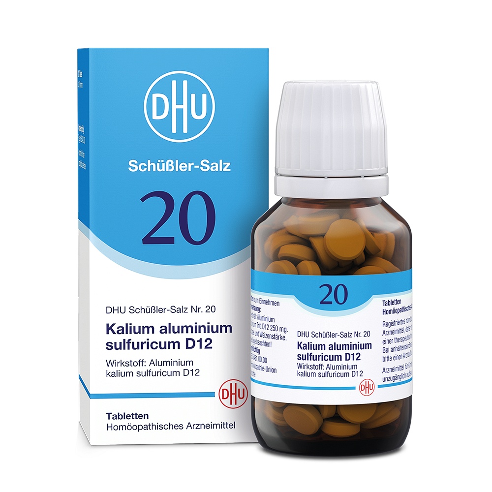 BIOCHEMIE DHU 20 Kalium alum.sulfur.D 12 Tabletten - 200Stk - DHU Schüßler Salz Nr.13-24