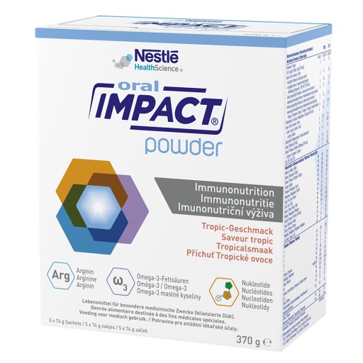 ORAL IMPACT Tropic Pulver 5x74 g - 6Stk - Trinknahrung & Sondennahrung