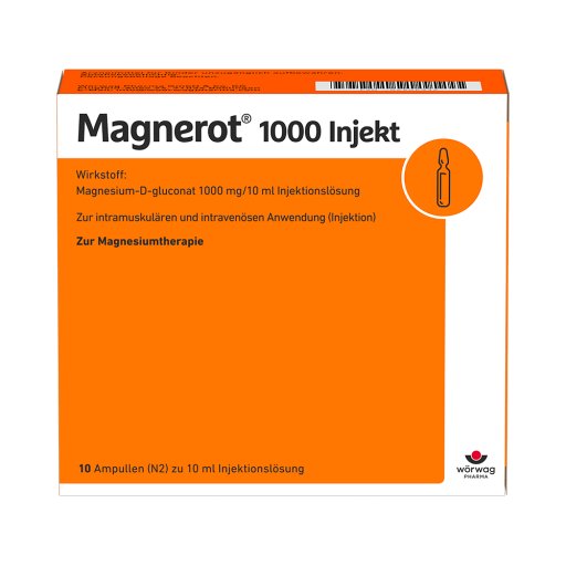 MAGNEROT 1000 Injekt Ampullen - 10X10ml - Magnesium