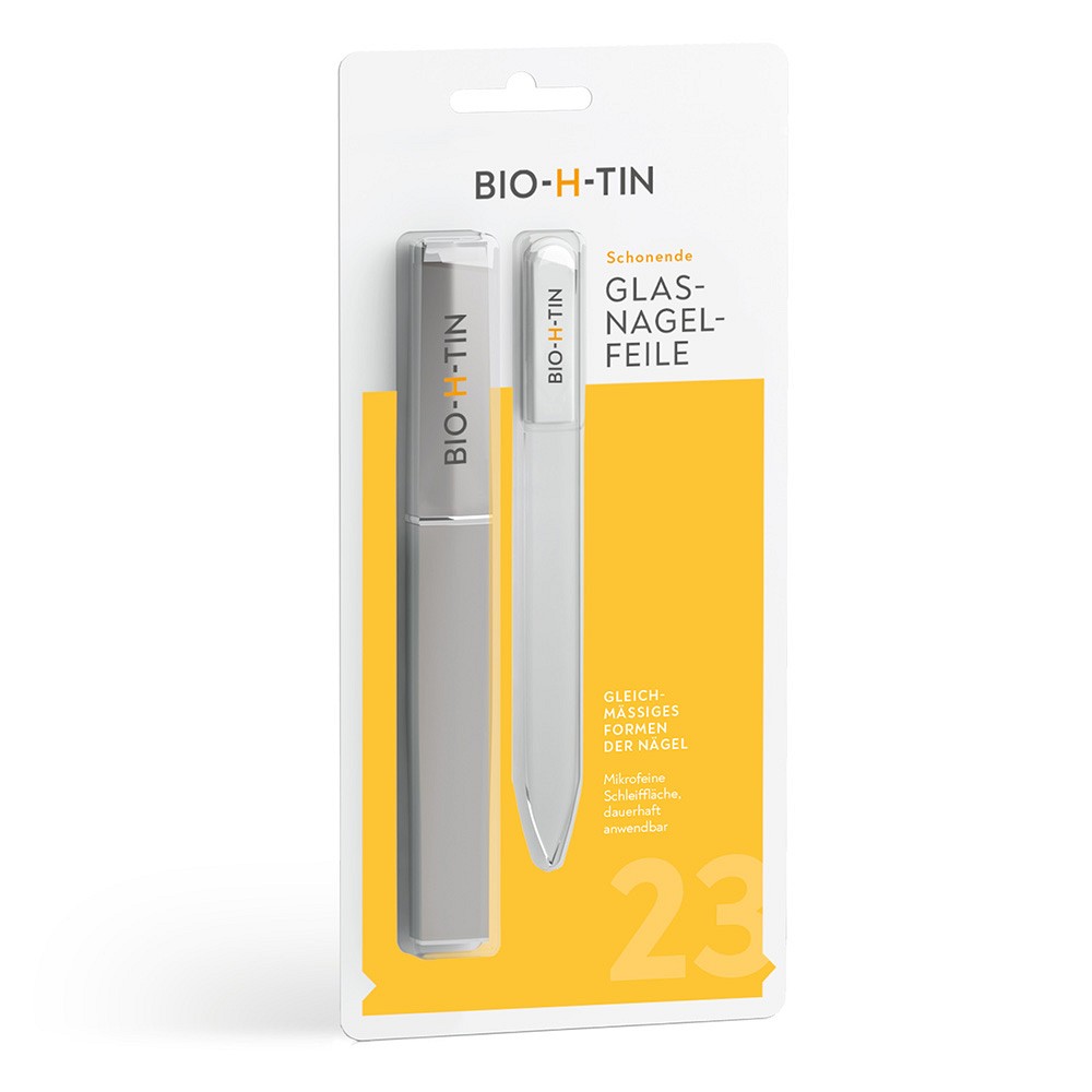 BIO-H-TIN Glas Nagelfeile - 1Stk - Haut, Haare & Nägel