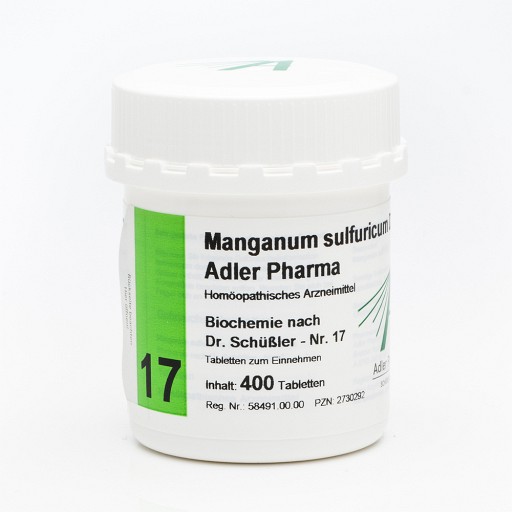 BIOCHEMIE Adler 17 Manganum sulfuricum D 12 Tabl. - 400Stk