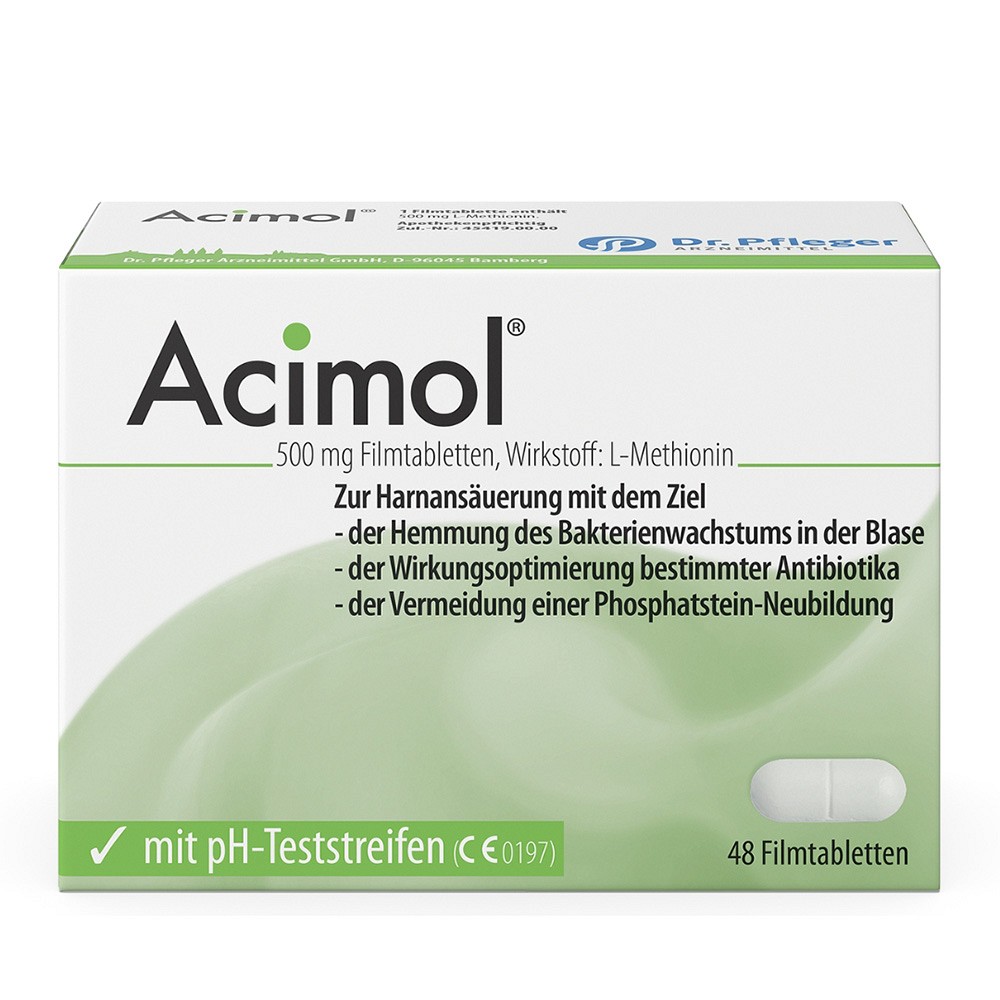 ACIMOL mit pH Teststreifen Filmtabletten - 48Stk - Blasenentzündung