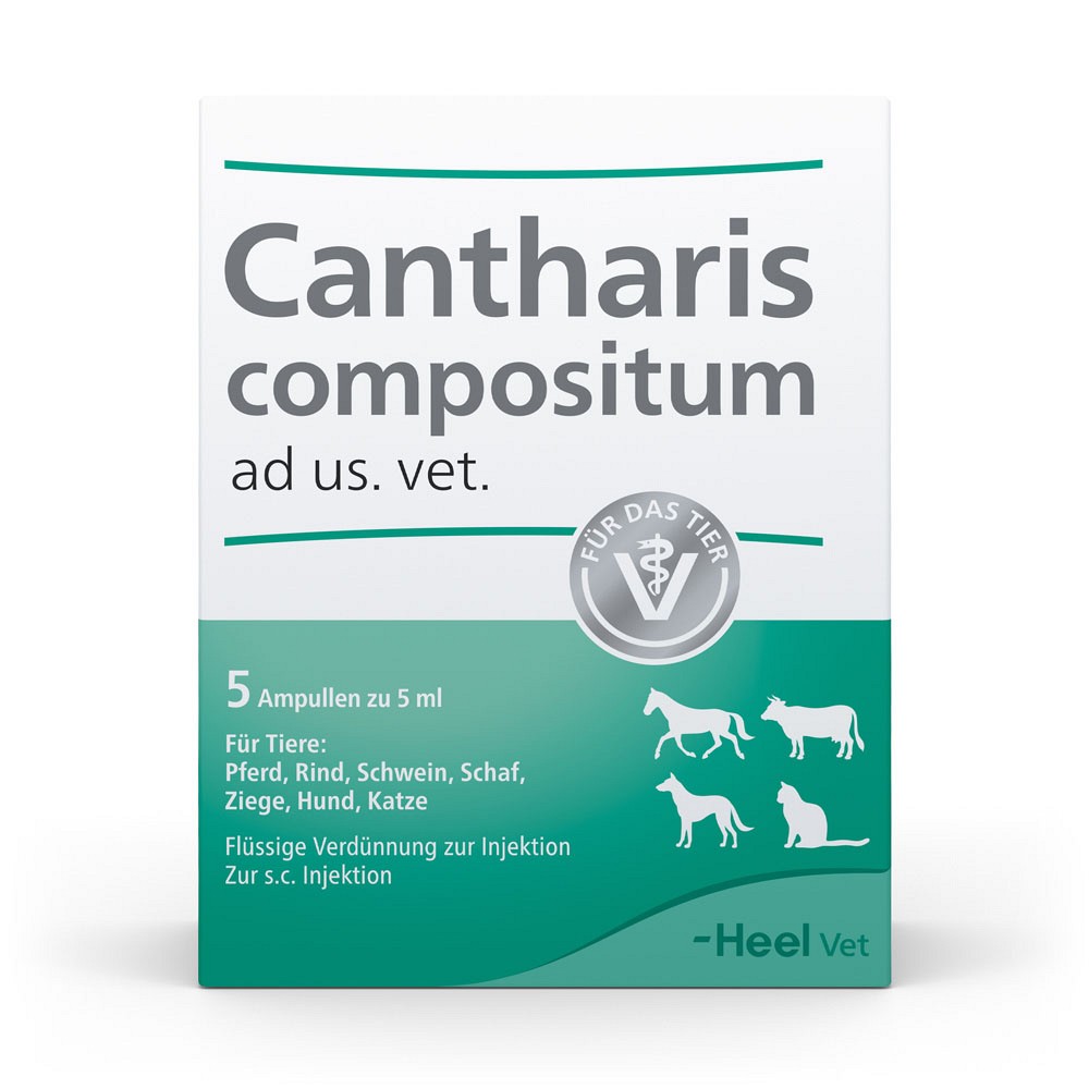 CANTHARIS COMPOSITUM ad us.vet.Ampullen - 5Stk - Homöopathie