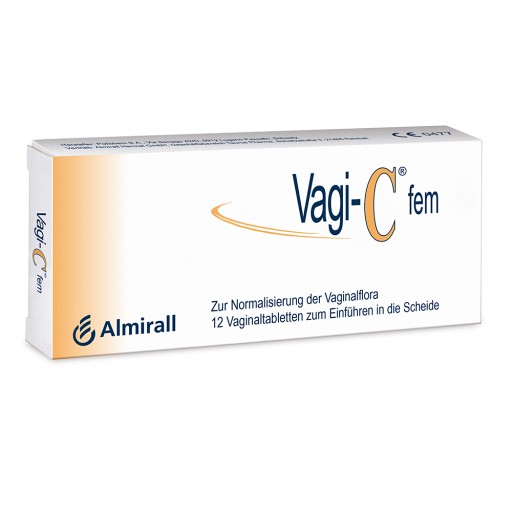 VAGI C Fem Vaginaltabletten - 12Stk - Unterstützung der Vaginalflora