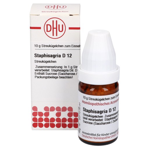 STAPHISAGRIA D 12 Globuli - 10g - R - T