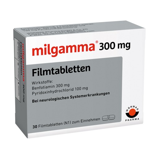 MILGAMMA 300 mg Filmtabletten - 30Stk - Muskelzuckung