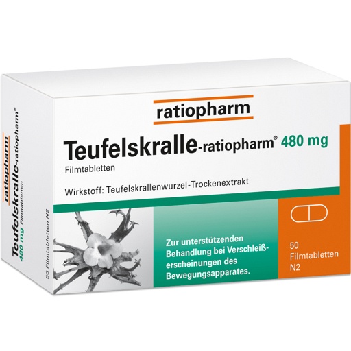 TEUFELSKRALLE-RATIOPHARM Filmtabletten - 100Stk - Bewegungsschmerzen