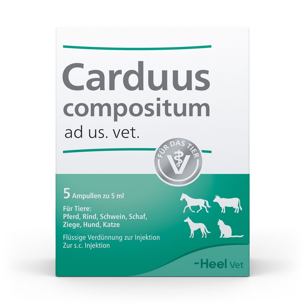 CARDUUS COMPOSITUM ad us.vet.Ampullen - 5X5ml - Homöopathie