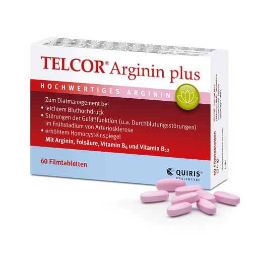 TELCOR Arginin plus Filmtabletten - 60Stk - Bluthochdruck