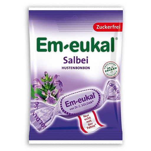 EM-EUKAL Bonbons Salbei zuckerfrei - 75g - Em-Eukal®