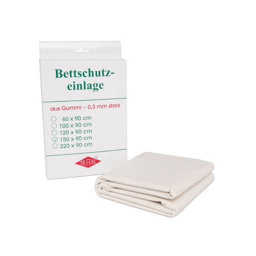 BETTEINLAGE Gummiplatte 0,3 mm 90x150 cm weiß - 1Stk