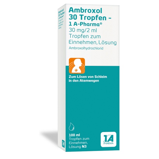 AMBROXOL 30 Tropfen-1A Pharma - 100ml - Husten und Erkältung