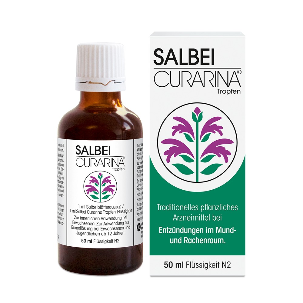 SALBEI CURARINA Tropfen - 50ml - Mundspüllösungen/-pflege