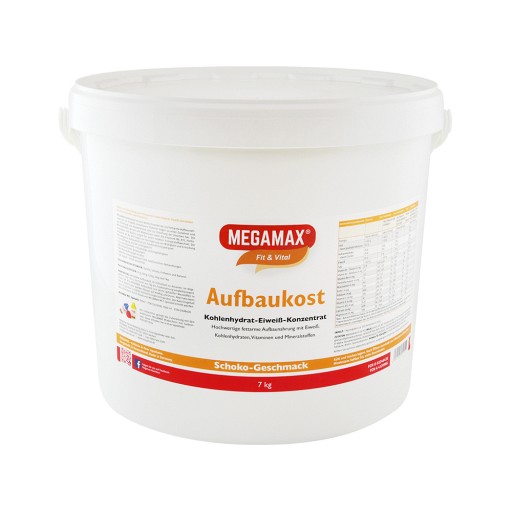 MEGAMAX Aufbaukost Schoko Pulver - 7kg - Fit & Vital