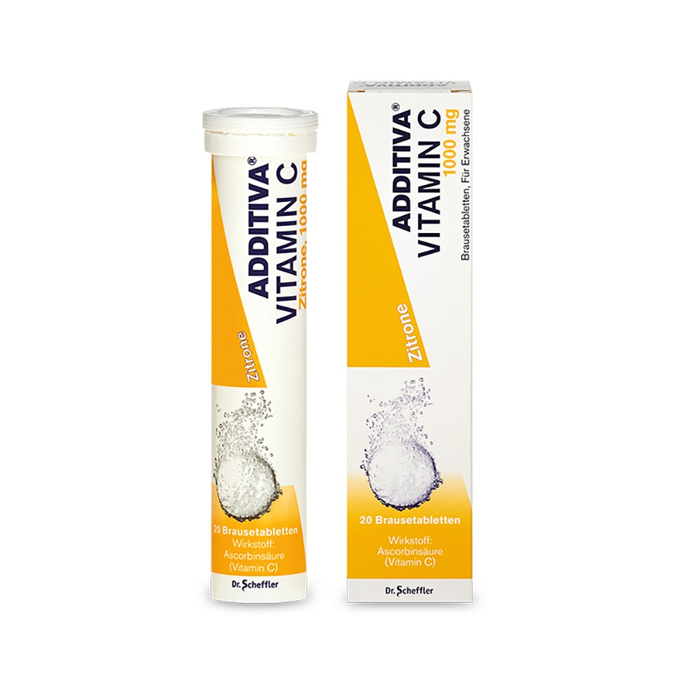 ADDITIVA Vitamin C 1 g Brausetabletten - 20Stk