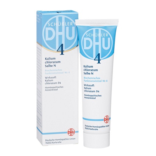 BIOCHEMIE DHU 4 Kalium chloratum N D 4 Salbe - 50g - DHU Schüßler Salz Nr.4