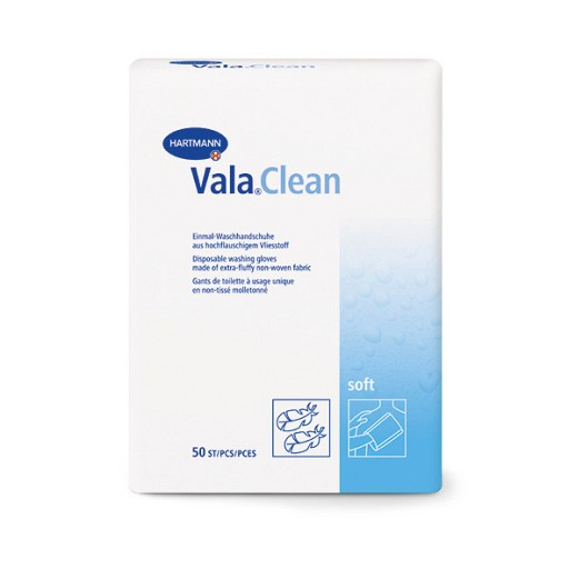 VALACLEAN soft Einmal-Waschhandschuhe - 50Stk