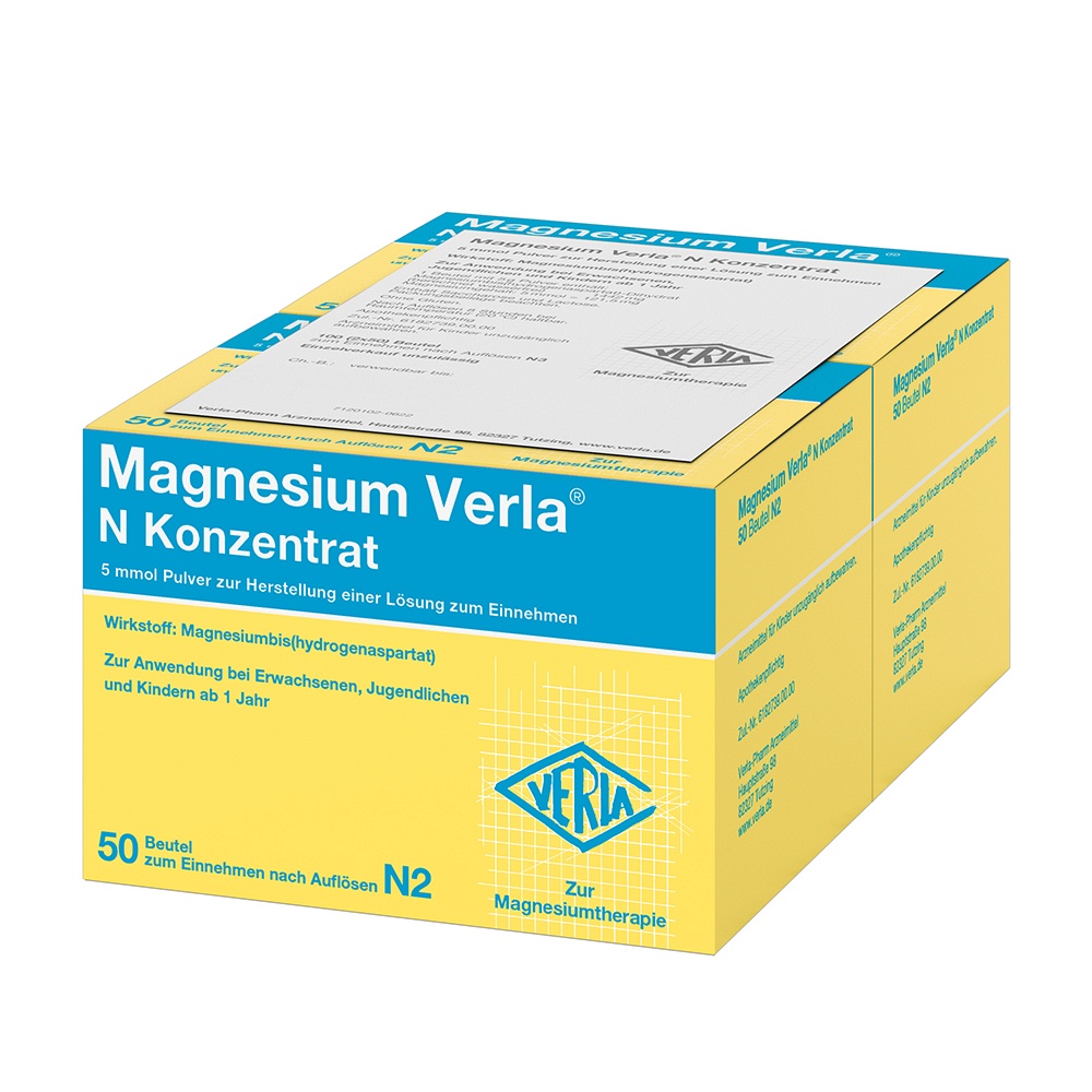 MAGNESIUM VERLA N Konzentrat Plv.z.H.e.L.z.Einn. - 100Stk - Magnesium